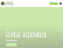 Tablet Screenshot of georgealexander.org.au
